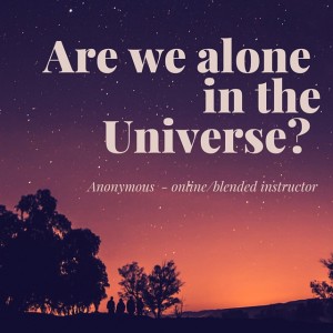 Are we alone in the Universe?